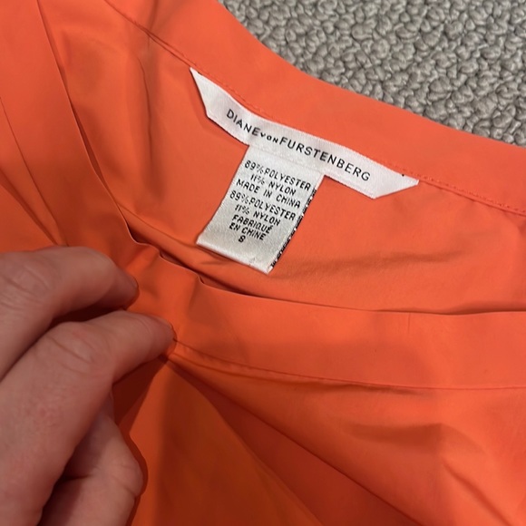 Diane von Furstenberg Della Dress in Peach 8 - Picture 6 of 10